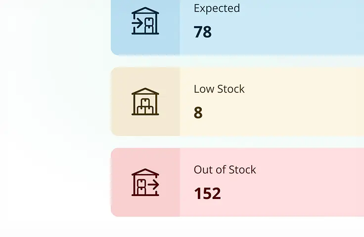 Platform Low Stock Alerts screenshot