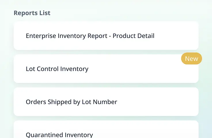 Reporting ShipMonk Reports screenshot
